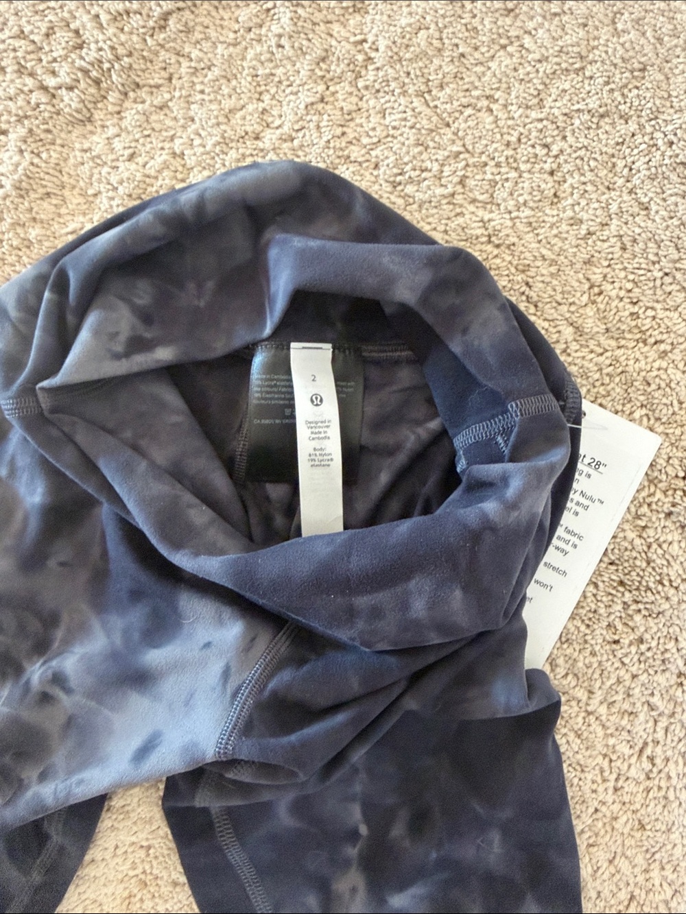 Align Super High Rise Pant 28" Diamond Dye - Picture 6 of 6